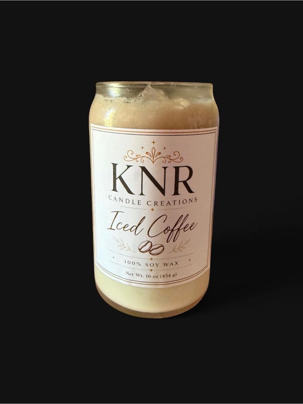 KNR Iced Coffee Soy Wax Candle - Cream